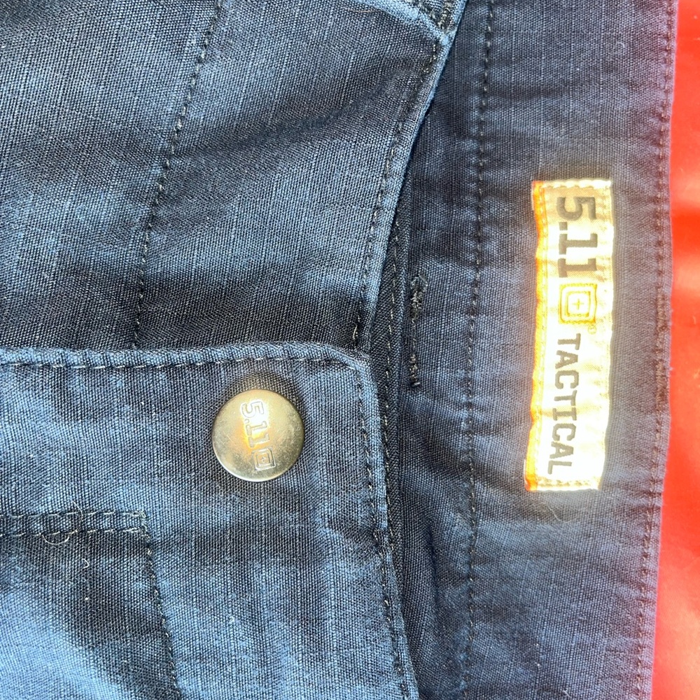 5.11 Tactical Pants Womens Size 12 Regular Navy Utility Cargo Work Outdoor - Picture 3 of 10